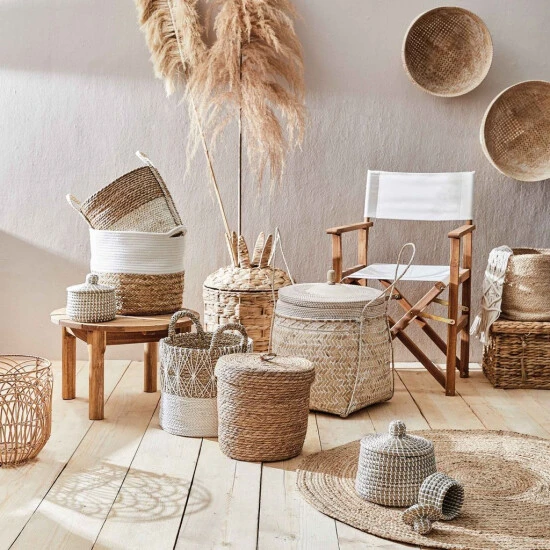 Brandneu 🤩 BUTLERS Baumwolle BRAID Korb Rund Ø29cm ⌛ 4 Brandneu 🤩 BUTLERS Baumwolle BRAID Korb Rund Ø29cm ⌛ – Bild 2