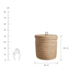 Coupon 🧨 BUTLERS RUSH ROPE Korb Mit Deckel Ø40cm 🔥 -BUTLERS Store unnamed file 4588