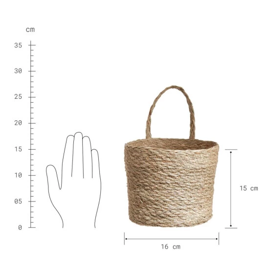 Neu đ„ BUTLERS SEA BRAID HĂ€ngekorb Ă16cm đ„ 5 Neu đ„ BUTLERS SEA BRAID HĂ€ngekorb Ă16cm đ„ â Bild 3