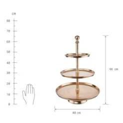 Bestes Angebot 👏 BUTLERS BANQUET Etagere 3-stufig Höhe 66cm ⌛ -BUTLERS Store unnamed file 4786