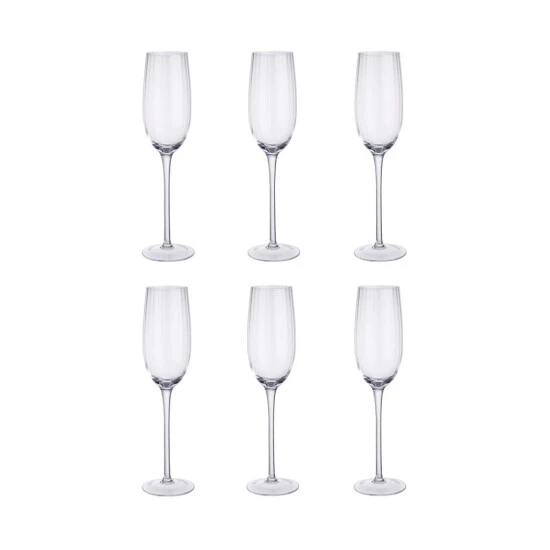 Schlussverkauf ⌛ BUTLERS MODERN TIMES 6x Sektgläser Mit Rillen 230ml ⌛ 3 Schlussverkauf ⌛ BUTLERS MODERN TIMES 6x Sektgläser Mit Rillen 230ml ⌛