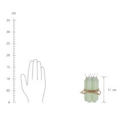 Brandneu ✔️ BUTLERS LITTLE LIGHT Kerzenhalter & Kerzen-Set Salbei 🔥 -BUTLERS Store unnamed file 4926