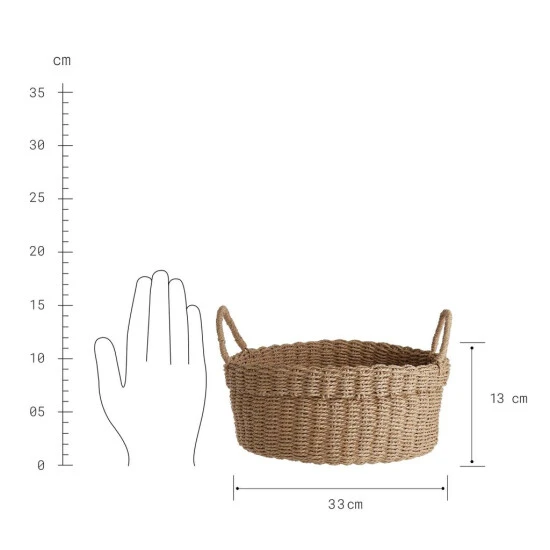 Rabatt 🎉 BUTLERS PAPER BRAID Korb Ø33cm 😉 5 Rabatt 🎉 BUTLERS PAPER BRAID Korb Ø33cm 😉 – Bild 3