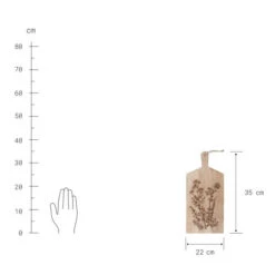 Brandneu ⌛ BUTLERS FINE CUT Schneidebrett Blumen L 35 X B 22cm 🧨 -BUTLERS Store unnamed file 543