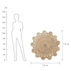 Coupon ✔️ BUTLERS ALL NATURE Hanf-Teppich Ø110cm 🛒 -BUTLERS Store unnamed file 552