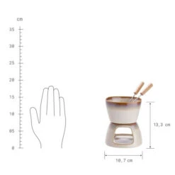 Brandneu ⌛ BUTLERS AU CHOCOLAT Mini-Fondue Mit 2 Gabeln 🔥 -BUTLERS Store unnamed file 576