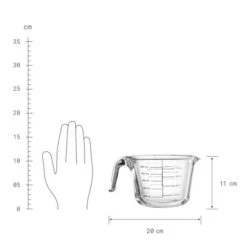 Aktion 🌟 BUTLERS RECIPE Messbecher Aus Glas 1000ml ❤️ -BUTLERS Store unnamed file 649