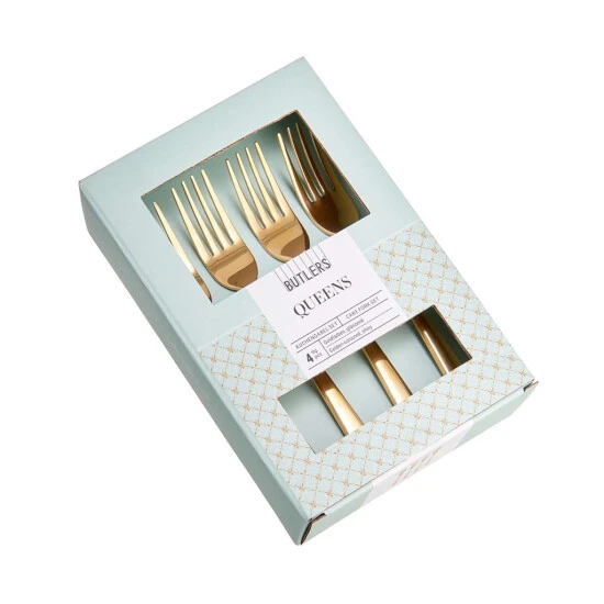 Brandneu ⭐ BUTLERS QUEENS Kuchengabeln 4er-Set 😍 5 Brandneu ⭐ BUTLERS QUEENS Kuchengabeln 4er-Set 😍 – Bild 3