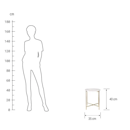 Neu ⌛ BUTLERS MARBLE Beistelltisch Mit Marmorplatte 🤩 5 Neu ⌛ BUTLERS MARBLE Beistelltisch Mit Marmorplatte 🤩 – Bild 3