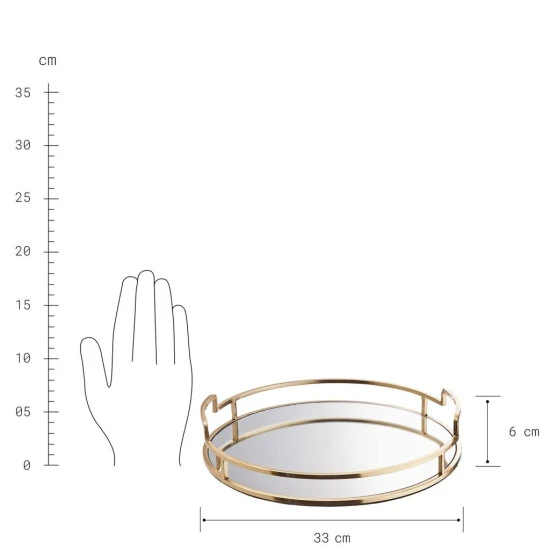 Top 10 ⭐ BUTLERS ART DECO Tablett Mit Spiegelplatte Ø33 M ⌛ 3 Top 10 ⭐ BUTLERS ART DECO Tablett Mit Spiegelplatte Ø33 M ⌛