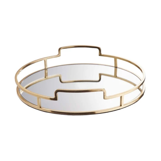 Top 10 ⭐ BUTLERS ART DECO Tablett Mit Spiegelplatte Ø33 M ⌛ 6 Top 10 ⭐ BUTLERS ART DECO Tablett Mit Spiegelplatte Ø33 M ⌛ – Bild 4