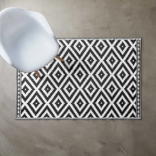 Budget 💯 BUTLERS COLOUR CLASH In- & Outdoor-Teppich Ethno Rauten L 180 X B 118cm ✔️ 5 Budget 💯 BUTLERS COLOUR CLASH In- & Outdoor-Teppich Ethno Rauten L 180 X B 118cm ✔️ – Bild 3