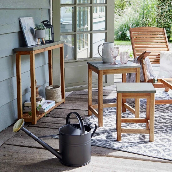 Bestes Angebot 🔥 BUTLERS CONCRETE Konsole Mit Zementplatte 😉 4 Bestes Angebot 🔥 BUTLERS CONCRETE Konsole Mit Zementplatte 😉 – Bild 2