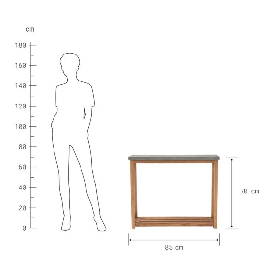 Bestes Angebot 🔥 BUTLERS CONCRETE Konsole Mit Zementplatte 😉 6 Bestes Angebot 🔥 BUTLERS CONCRETE Konsole Mit Zementplatte 😉 – Bild 4