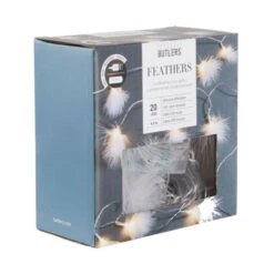 Rabatt 😀 BUTLERS FEATHERS LED-Lichterkette Federn 20 Lichter Mit USB-Batteriefach 💯 -BUTLERS Store unnamed file 931