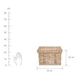 Aktion ❤️ BUTLERS RUSH ROPE Korb Mit Deckel Rechteckig L 33 X B 23cm 🤩 -BUTLERS Store unnamed file 98