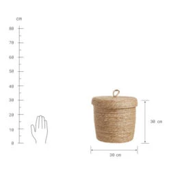 Blitzangebot 😀 BUTLERS RUSH ROPE Korb Mit Deckel Ø30cm 🧨 -BUTLERS Store unnamed file 988