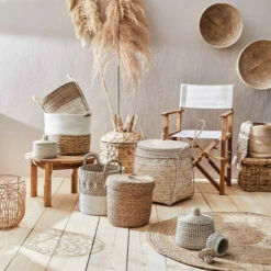 Blitzangebot 😀 BUTLERS RUSH ROPE Korb Mit Deckel Ø30cm 🧨 -BUTLERS Store unnamed file 993